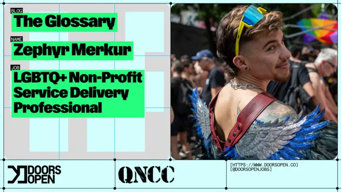 The Glossary: Zephyr Merkur | LGBTQ+ Non-Profit Service Delivery Professional